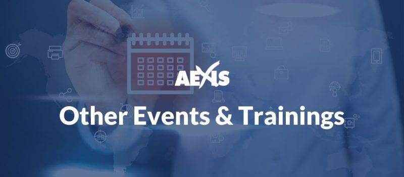 Other events and trainings
